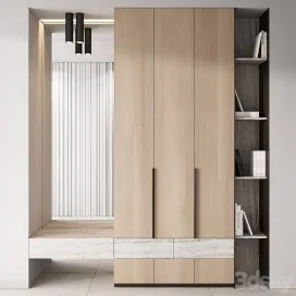 Hallway Zone Minimal Wood Japandi